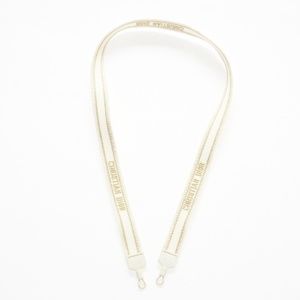 Dior Woven Eyewear Strap - Off-white & Gold